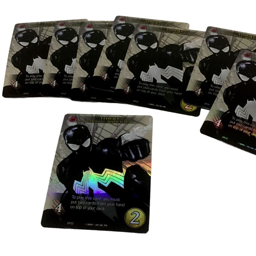 Thwip Symbiote Spider-Man Promo Foil Card Marvel Legendary Deck Building Lot 8